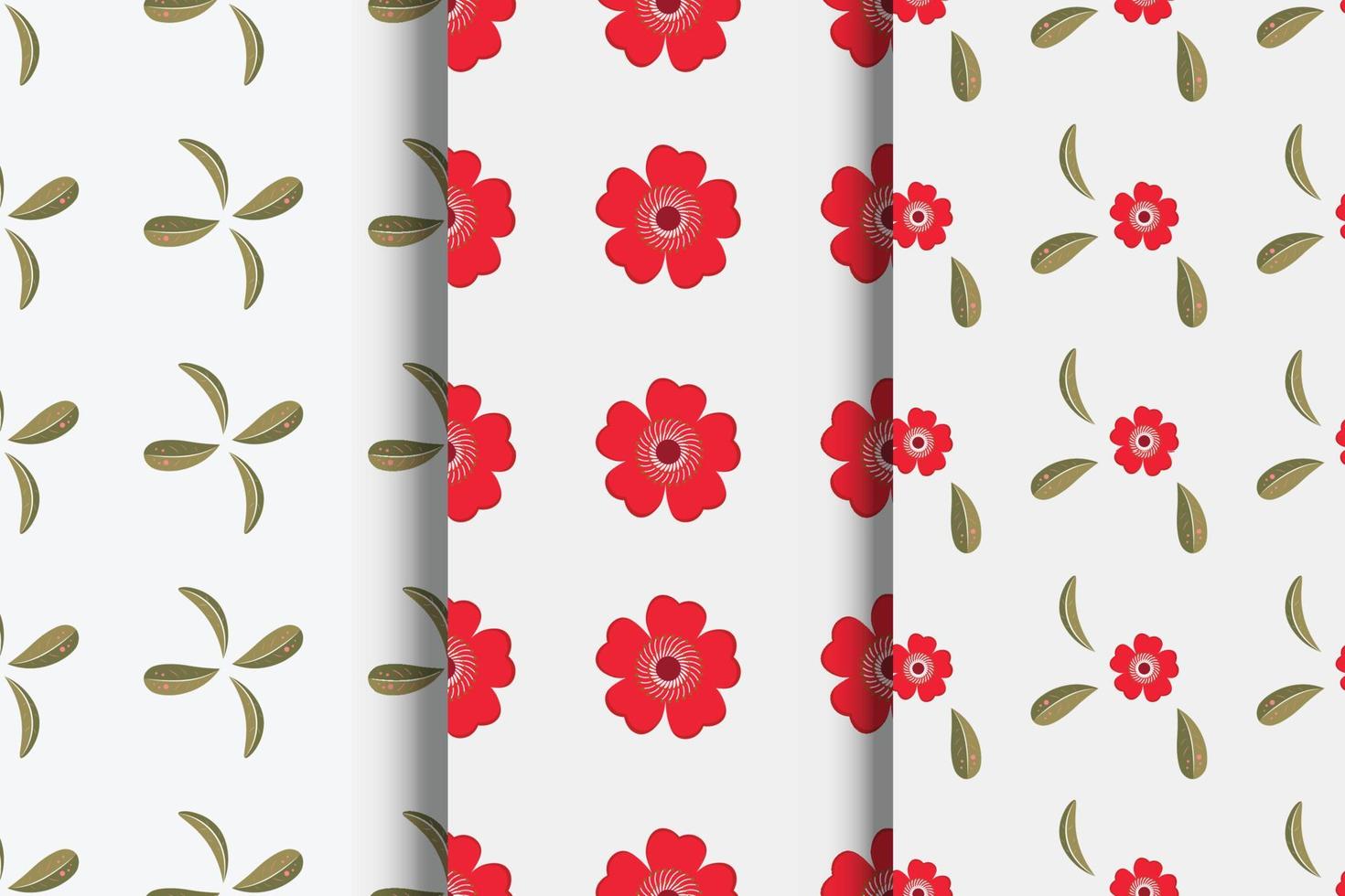 patroon set, bloemmotief in de kleine bloem. motieven verspreid willekeurig. vectortextuur. elegante sjabloon voor mode-afdrukken. bedrukken met kleine bloemen vector