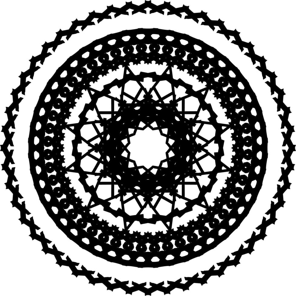 abstract mandala-ornament vector