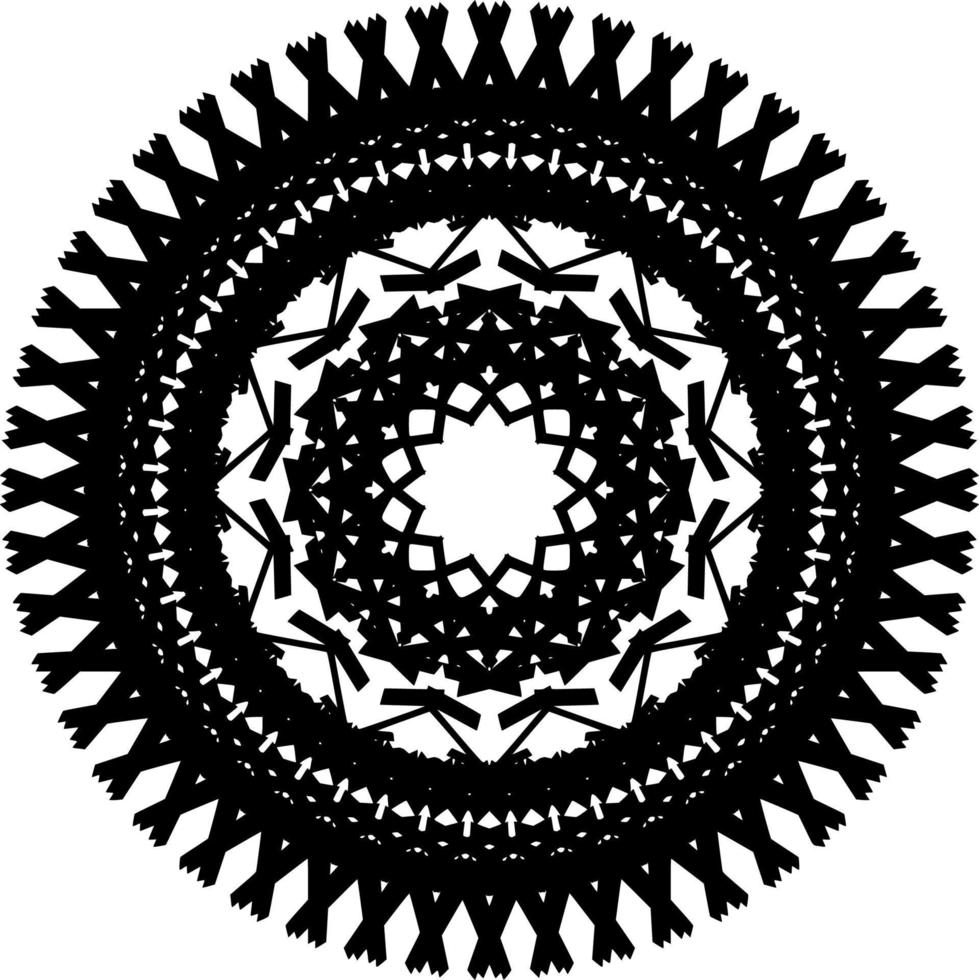 abstract mandala-ornament vector