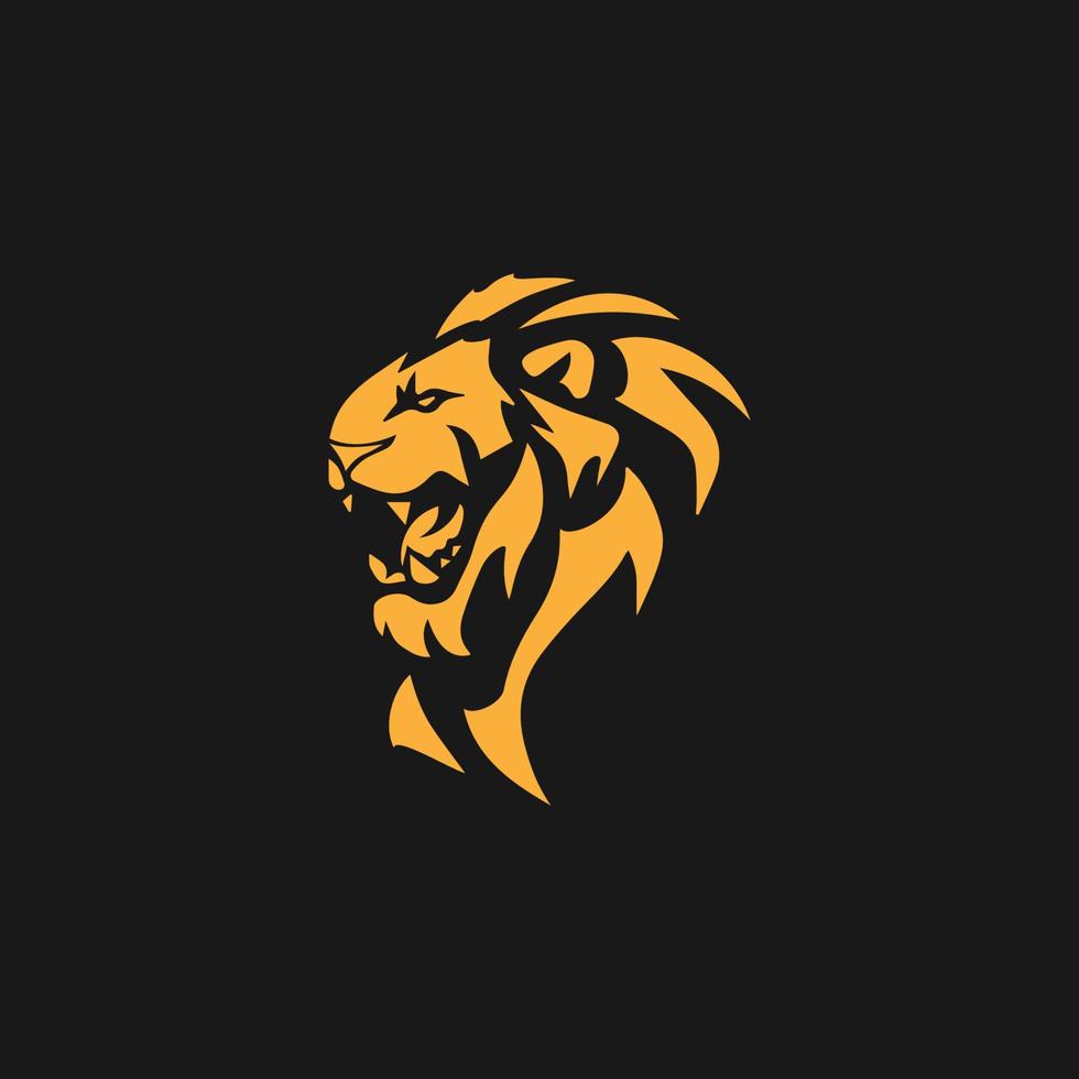 leeuw logo sjabloon vector pictogram illustratie ontwerp