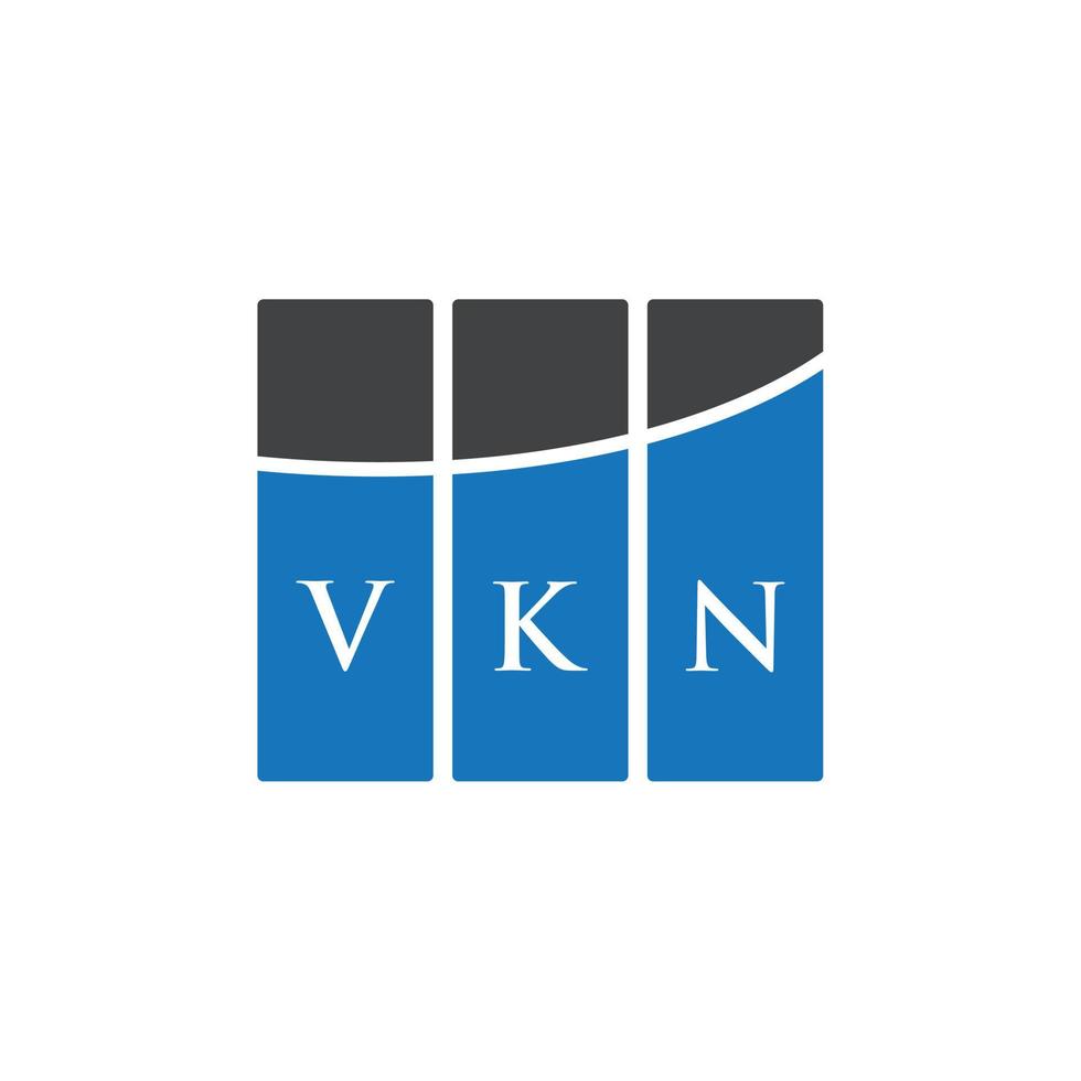 vkn brief logo ontwerp op witte achtergrond. vkn creatieve initialen brief logo concept. vkn brief ontwerp. vector