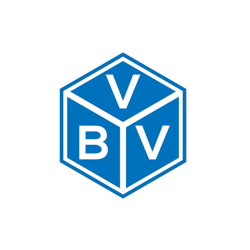 vbv brief logo ontwerp op zwarte achtergrond. vbv creatieve initialen brief logo concept. vbv brief ontwerp. vector
