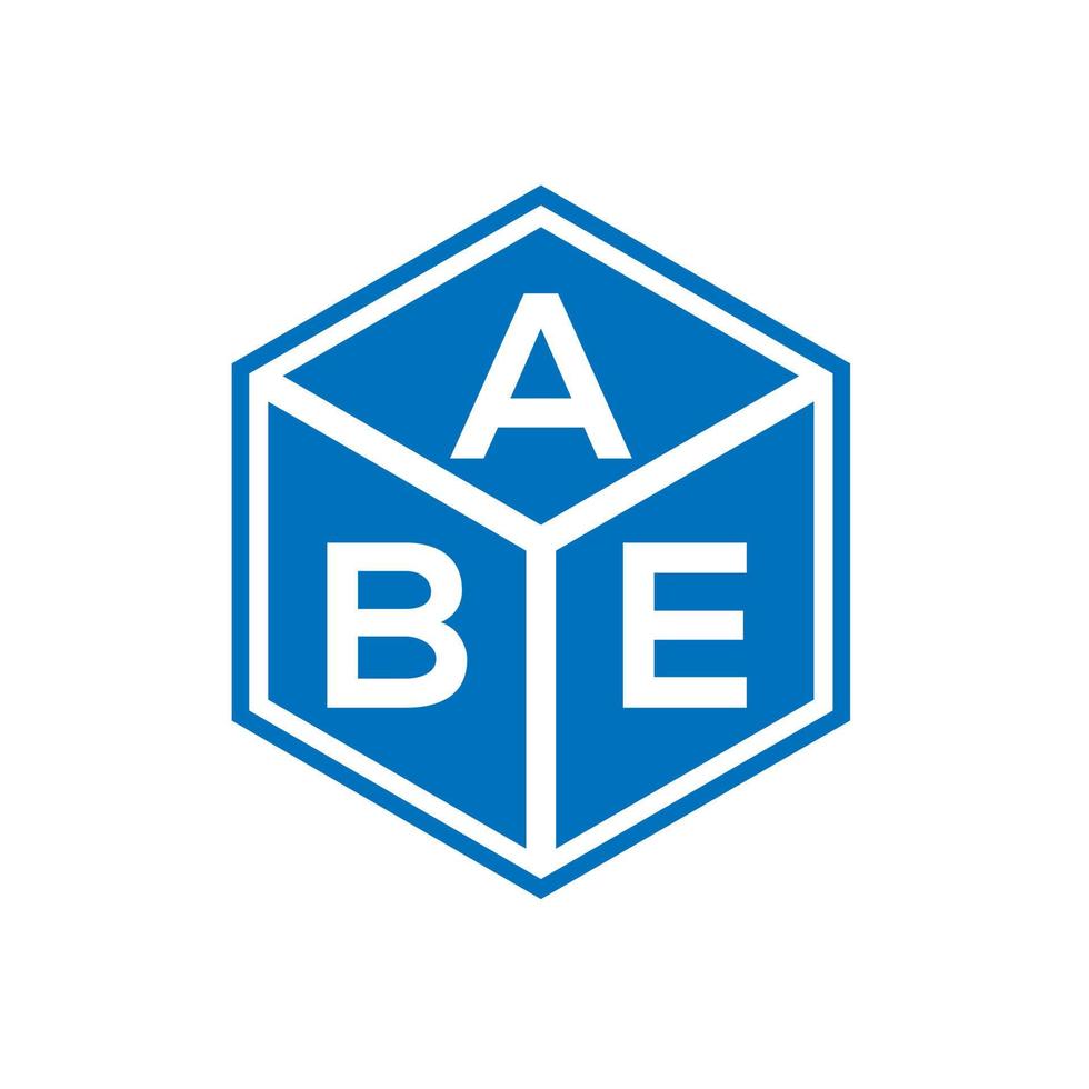 abe brief logo ontwerp op zwarte achtergrond. abe creatieve initialen brief logo concept. abe brief ontwerp. vector