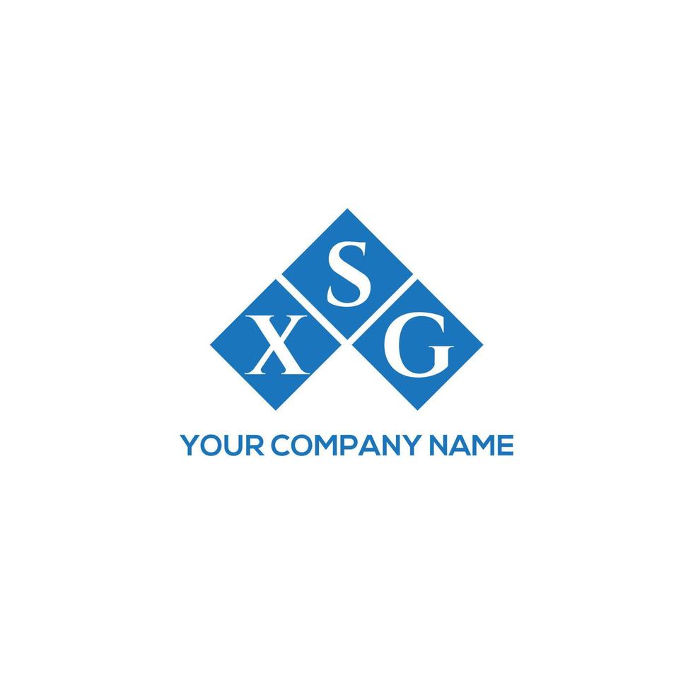 xsg brief logo ontwerp op witte achtergrond. xsg creatieve initialen brief logo concept. xsg brief ontwerp. vector