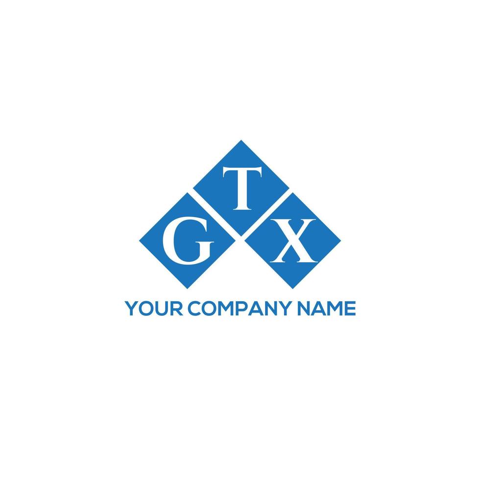 gtx brief logo ontwerp op witte achtergrond. gtx creatieve initialen brief logo concept. gtx-briefontwerp. vector