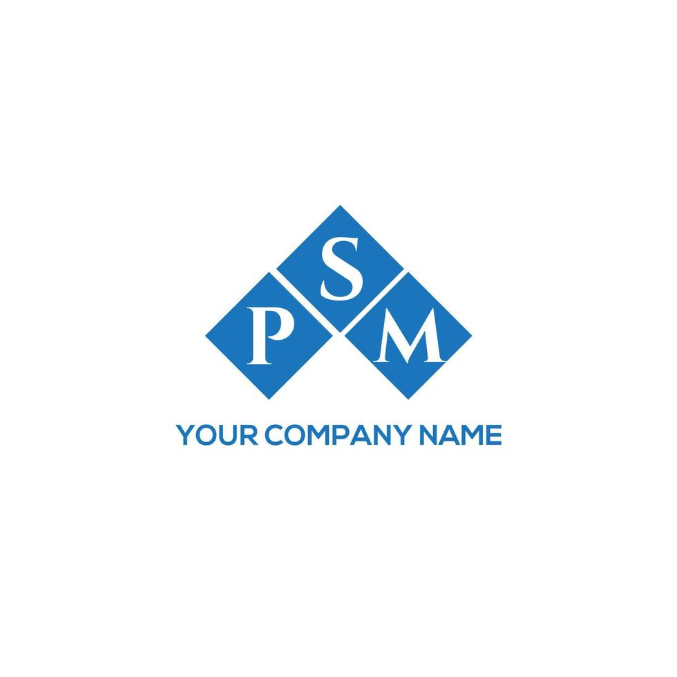 psm brief logo ontwerp op witte achtergrond. psm creatieve initialen brief logo concept. psm brief ontwerp. vector