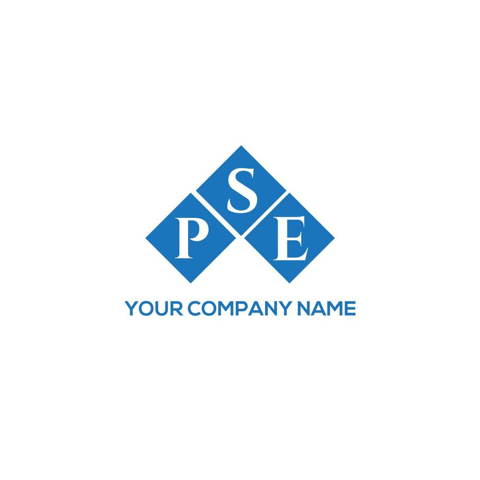 pse brief logo ontwerp op witte achtergrond. pse creatieve initialen brief logo concept. pse brief ontwerp. vector