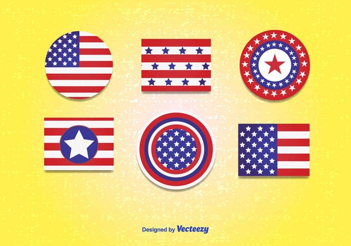 President's Day Badges vector