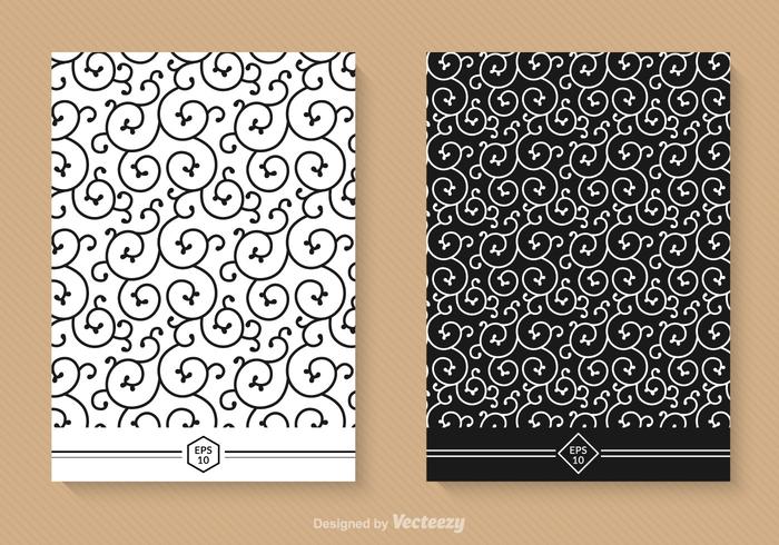 Gratis Swirly Naadloze Vector Patronen