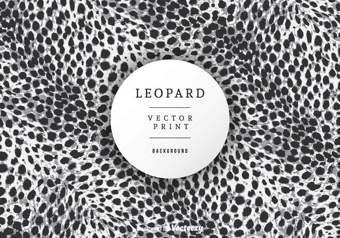 Gratis Leopard Print Achtergrond Vector