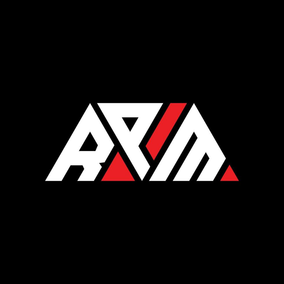 rpm driehoek brief logo ontwerp met driehoekige vorm. rpm driehoek logo ontwerp monogram. rpm driehoek vector logo sjabloon met rode kleur. rpm driehoekig logo eenvoudig, elegant en luxueus logo. toeren