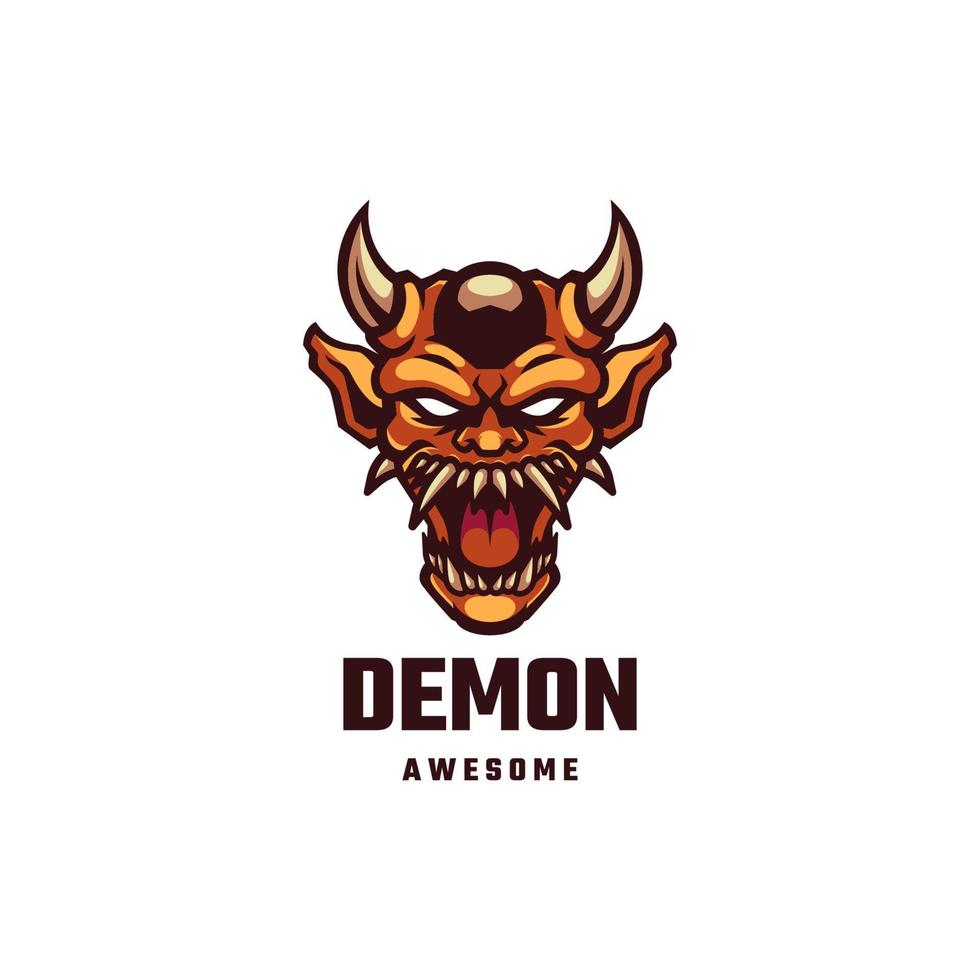 illustratie vectorafbeelding van demon, goed voor logo-ontwerp vector