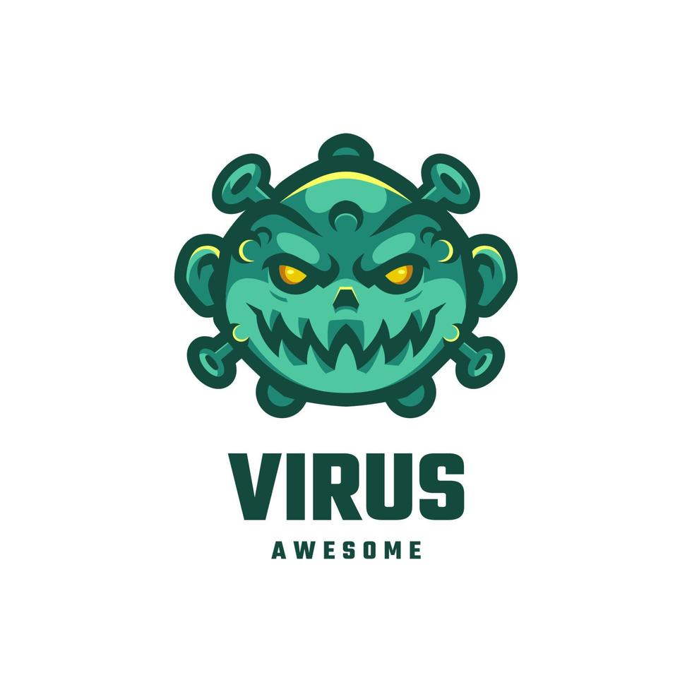 illustratie vectorafbeelding van virus, goed voor logo-ontwerp vector