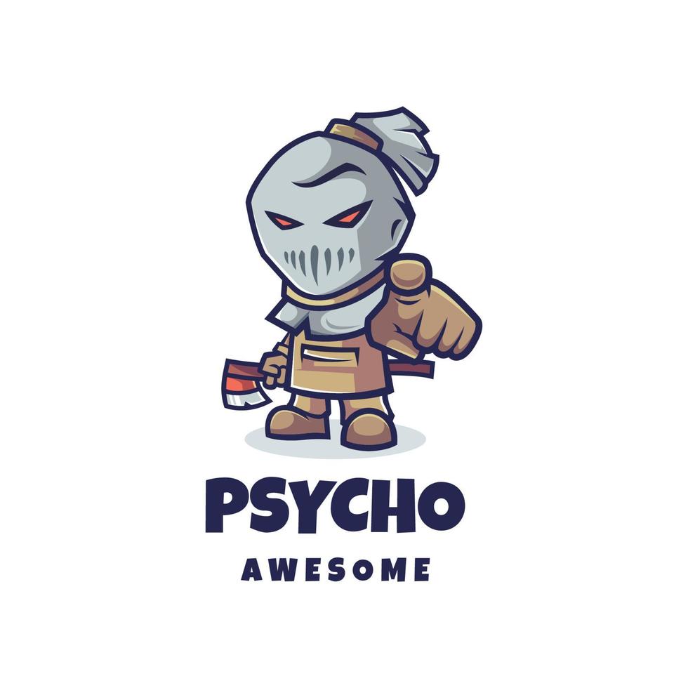 illustratie vectorafbeelding van psycho, goed voor logo-ontwerp vector