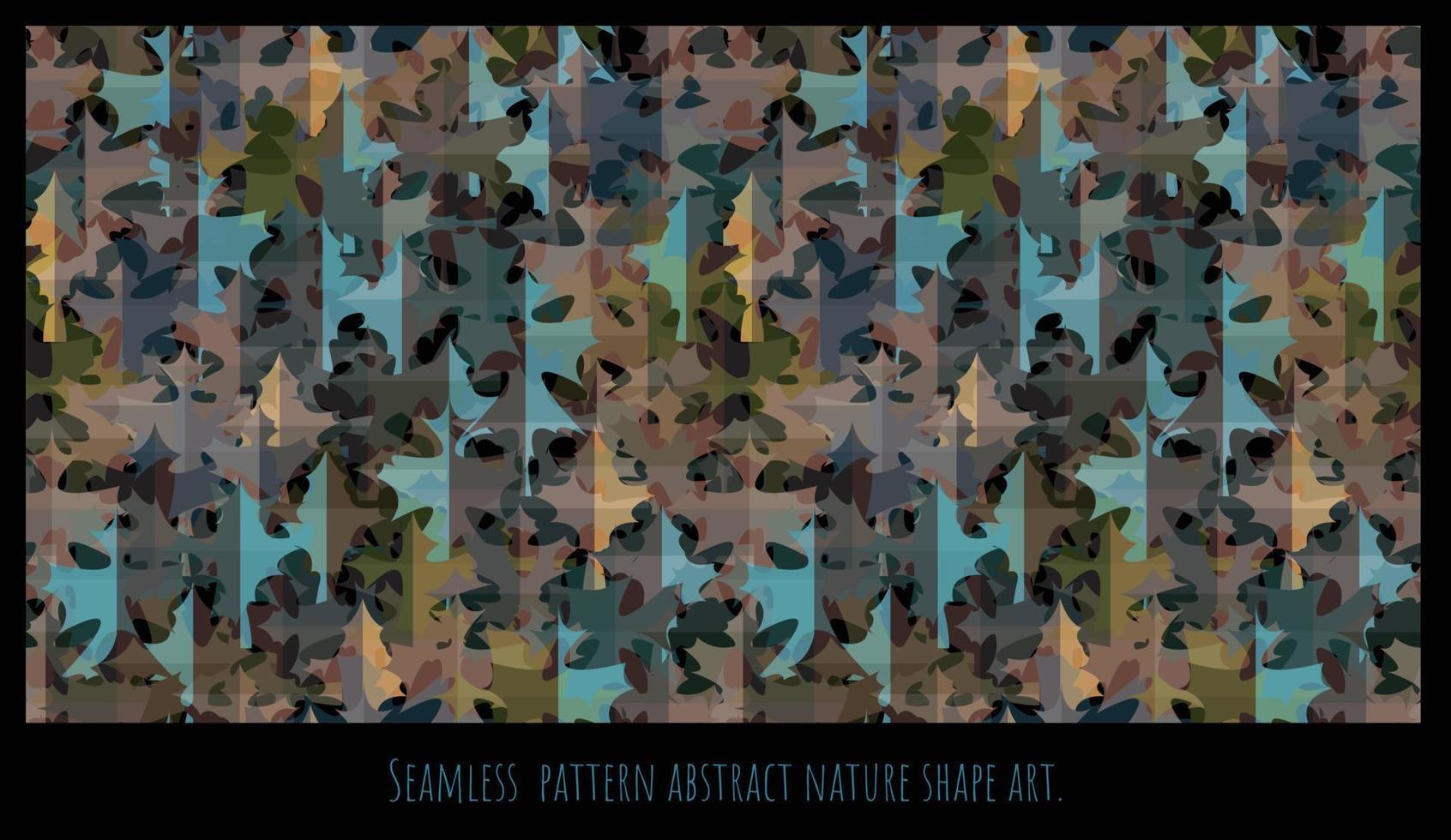 naadloze patroon abstracte natuur vorm kunst vector
