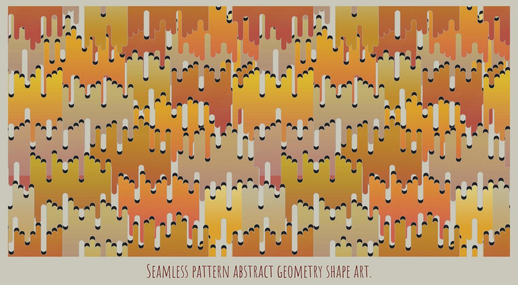 naadloze patroon abstracte geometrie vorm kunst vector