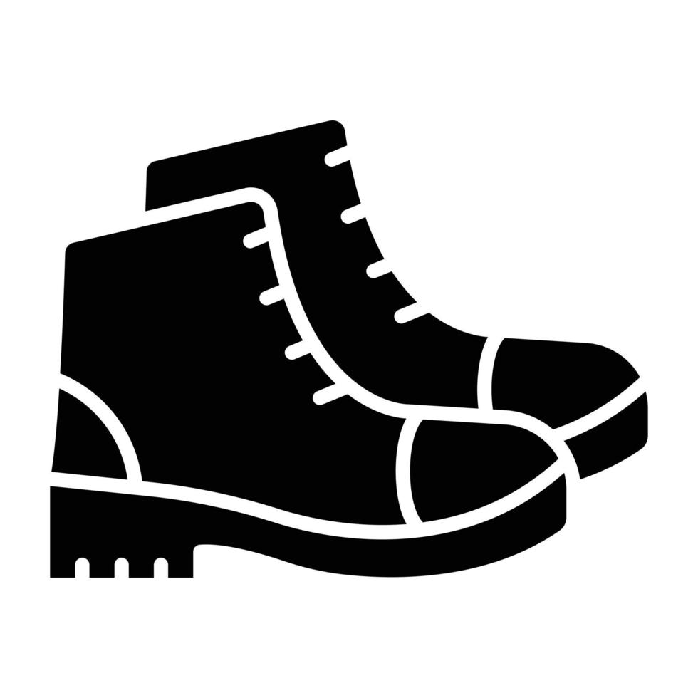 schoenen pictogramstijl vector