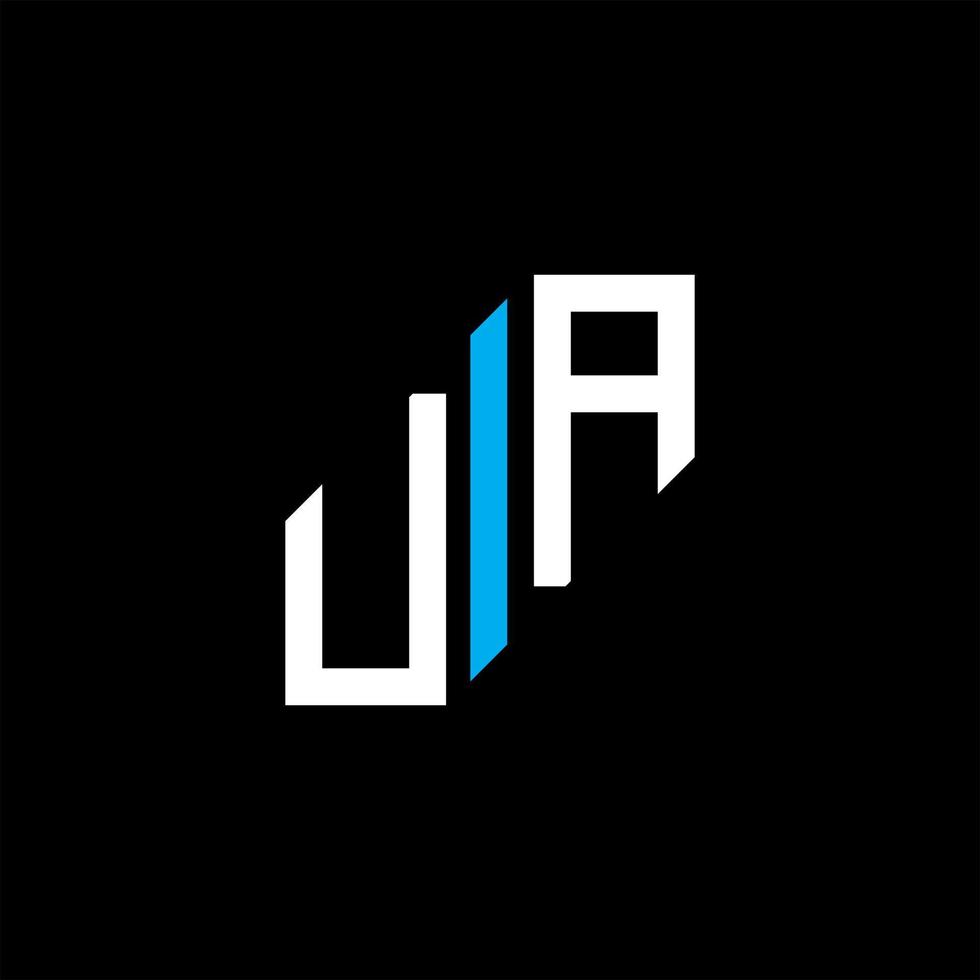 ua letter logo creatief ontwerp met vectorafbeelding vector