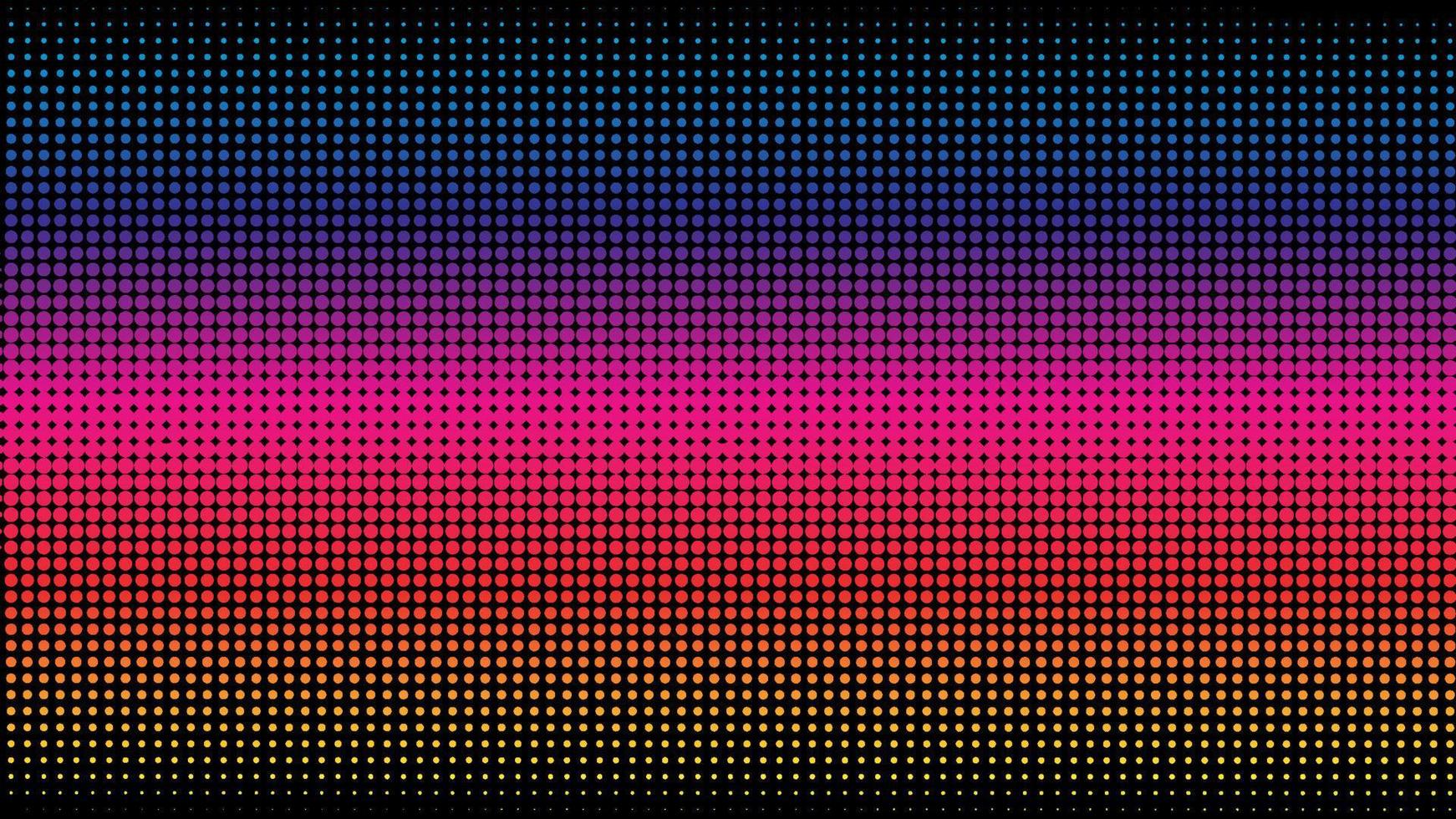 kleurrijke halftone achtergrond ontwerpsjabloon, popart, abstracte stippen patroon illustratie, regenboog gradatie behang, moderne textuur element, felle neon kleur voor de kleurovergang, eps 10 bestand vector project