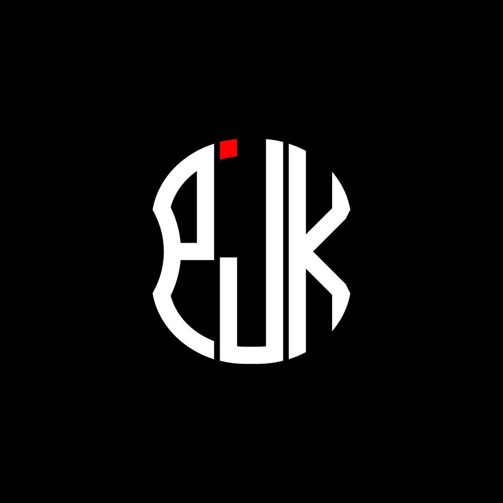 pjk brief logo abstract creatief ontwerp. pjk uniek ontwerp vector