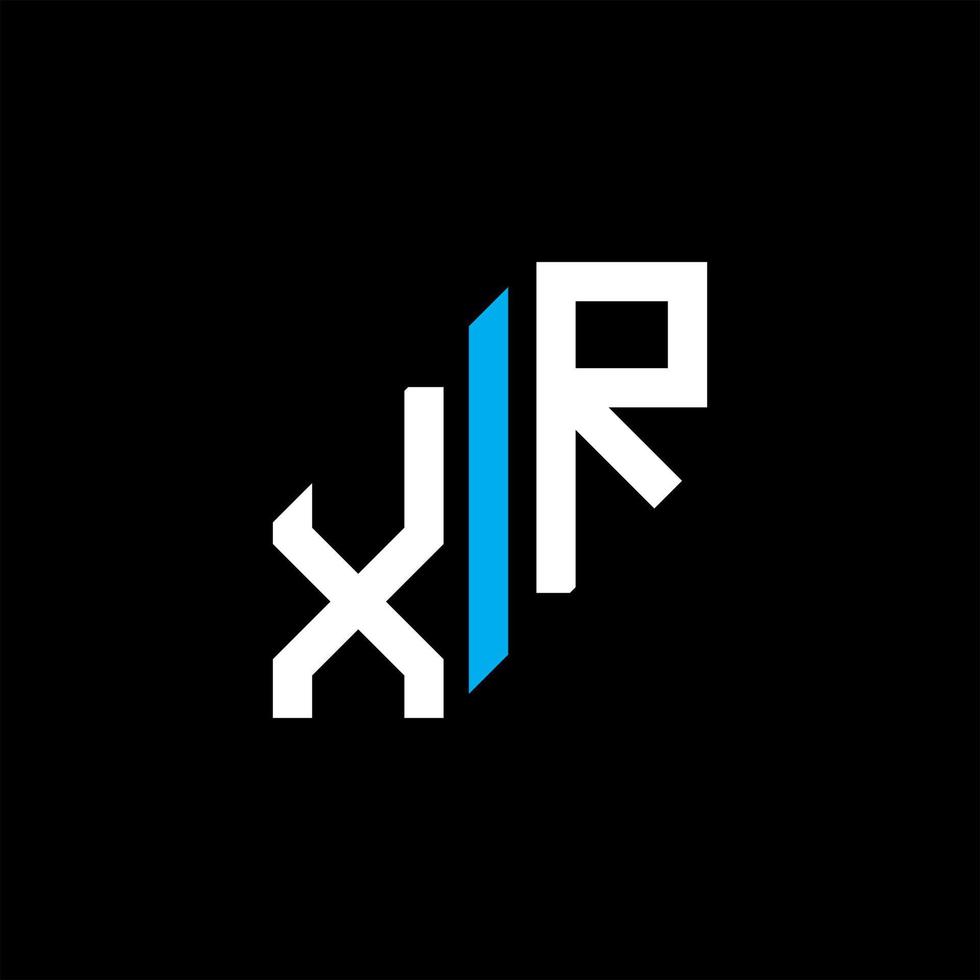 xr letter logo creatief ontwerp met vectorafbeelding vector