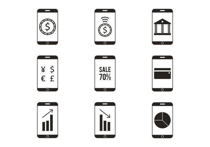 Bank Pictogram Vectors