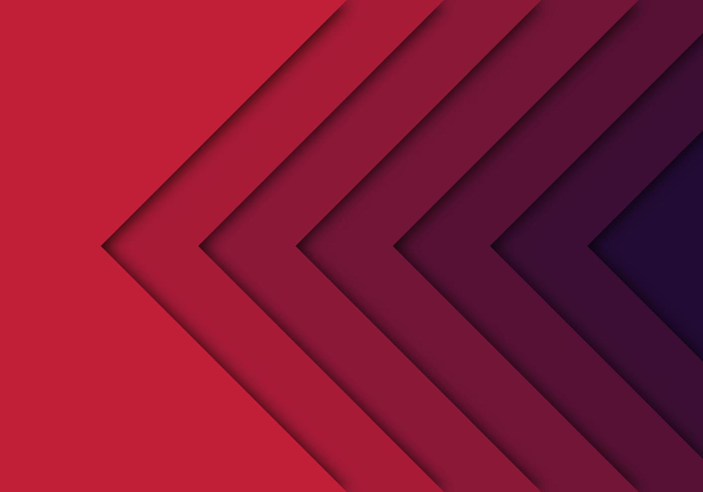 rode achtergrond geometrische overlap laag papier gesneden op donker met ruimte-ontwerp vector