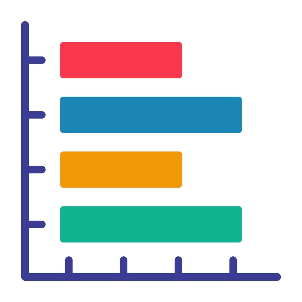 premium downloadpictogram van staafdiagram vector