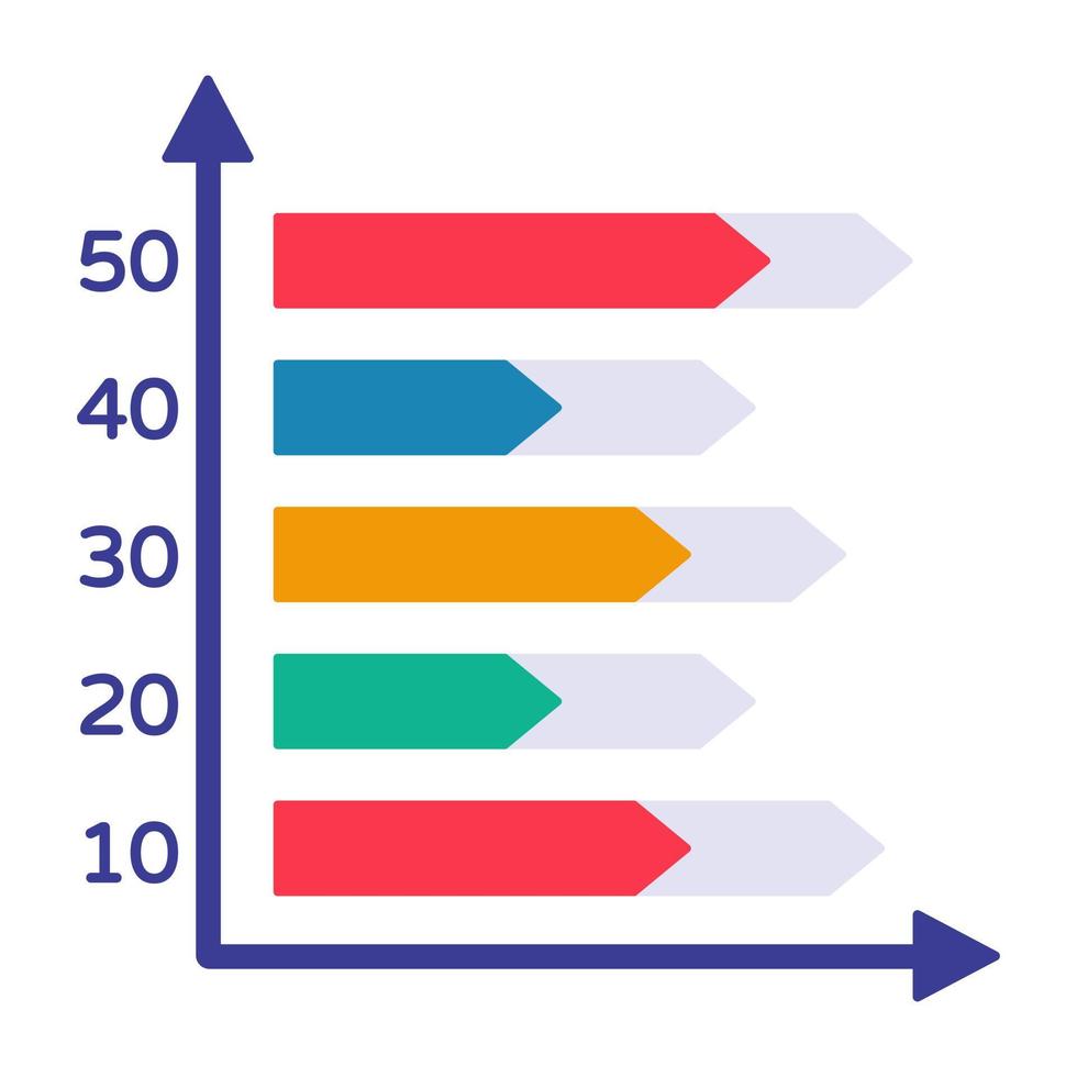 premium downloadpictogram van staafdiagram vector