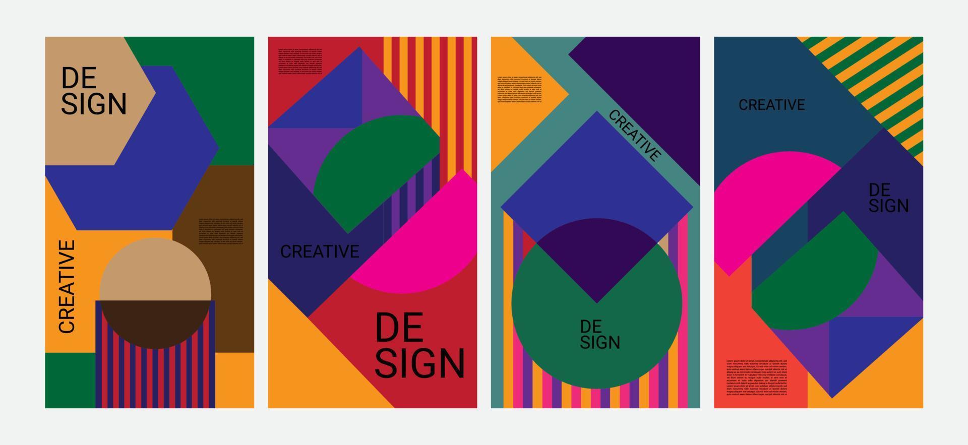 creatieve geometrieachtergrond voor boek, omslag, tijdschrift, banner, verkooppromotie en post op sociale media. vector