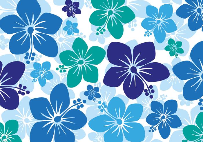 Gratis Hawaiiaanse Hibiscus Achtergrond Vector