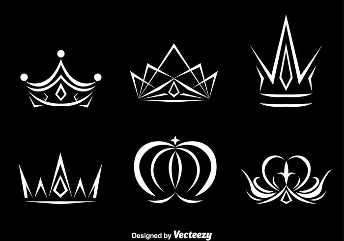 Witte Kroon Logo Vectoren
