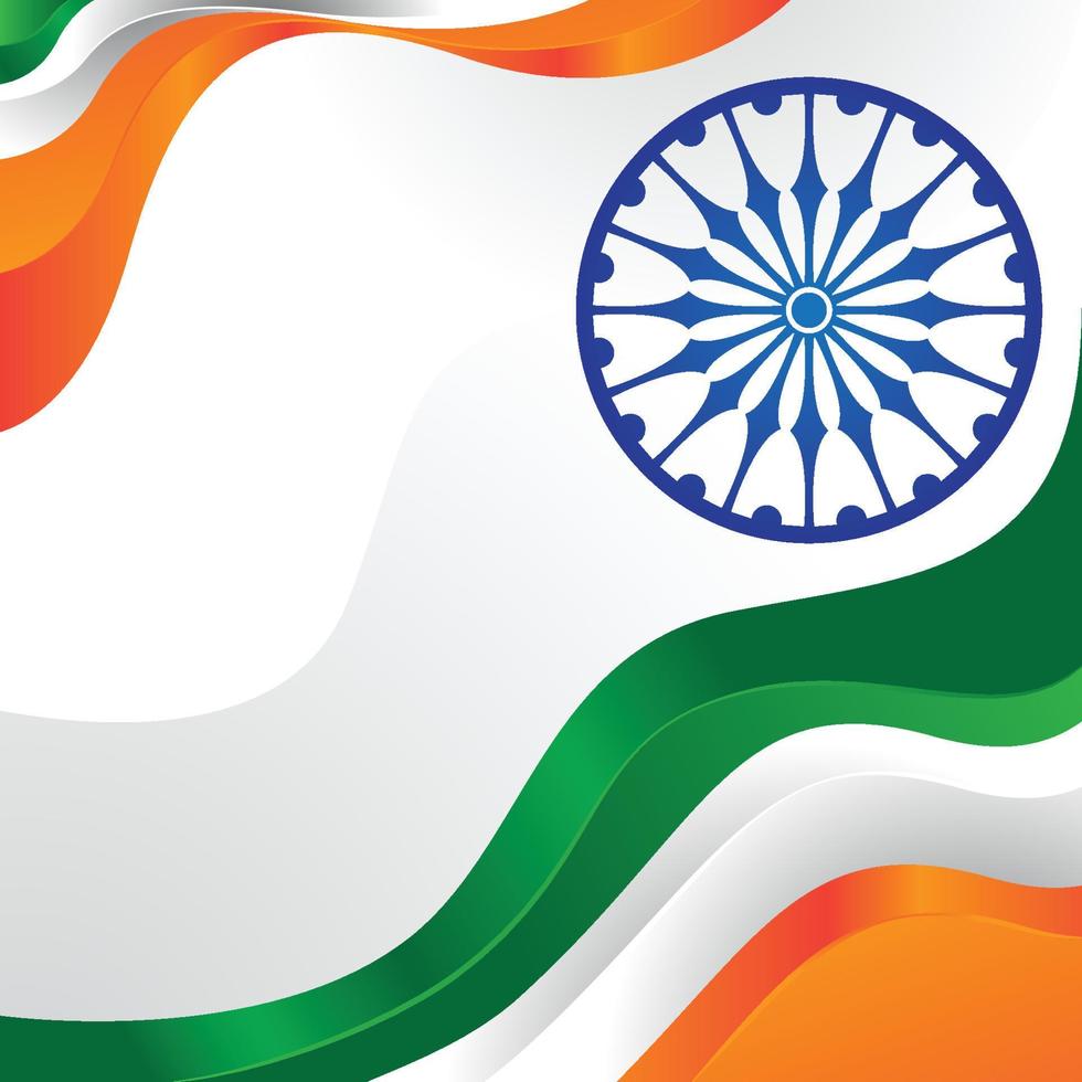 achtergrond van de onafhankelijkheidsdag van india vector