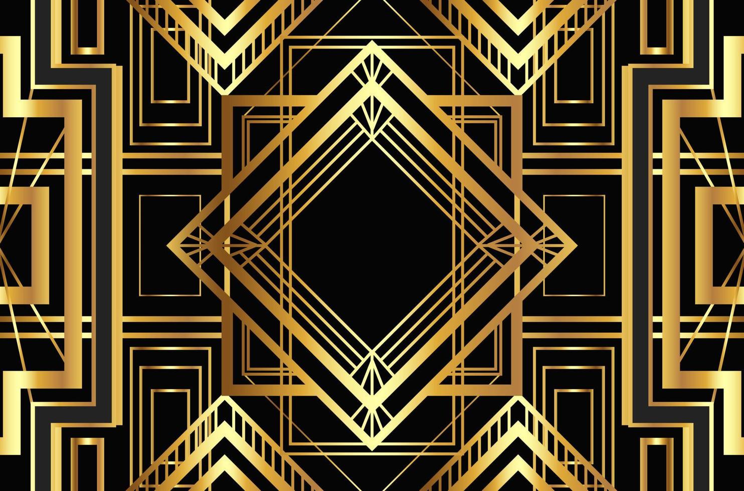 1. gradiënt art deco achtergrond vector