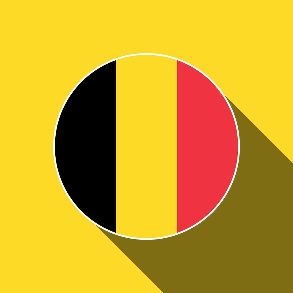 land belgie. Belgische vlag. vectorillustratie. vector