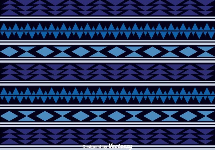 Donkerblauw Azteekpatroon vector