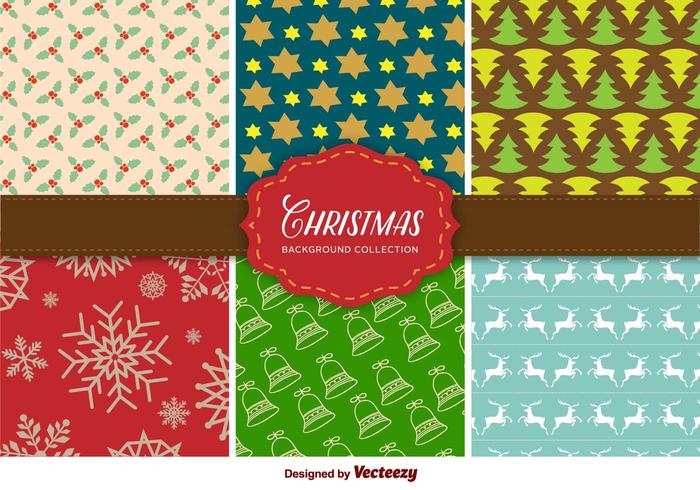 Kerstmis Achtergrond Collectie vector