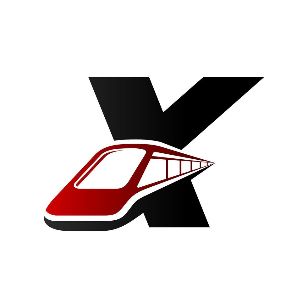 initiaal x trein vector