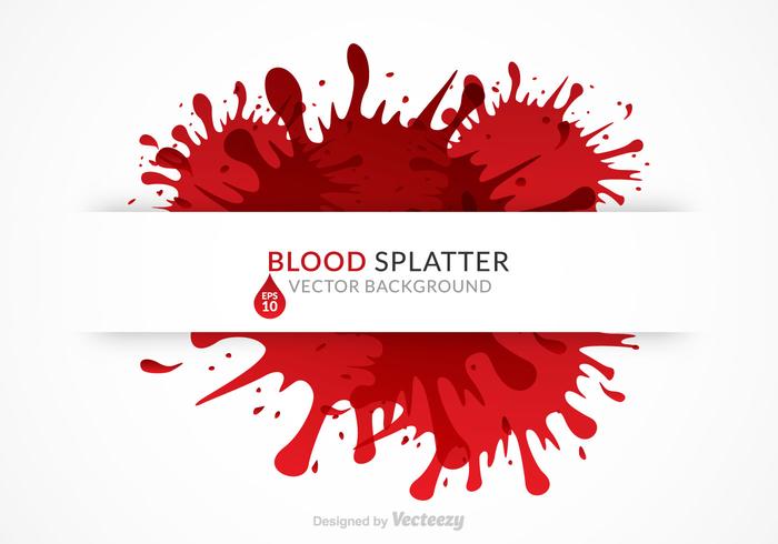 Gratis Bloed Splatter Achtergrond Vector