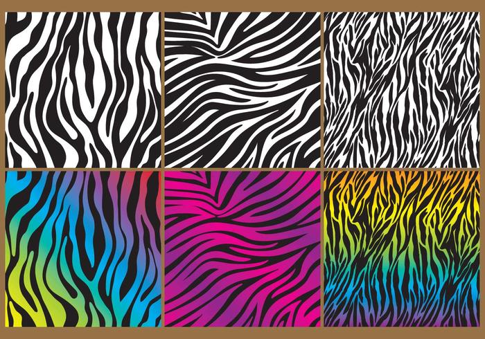 Zebra Print Achtergrond vector