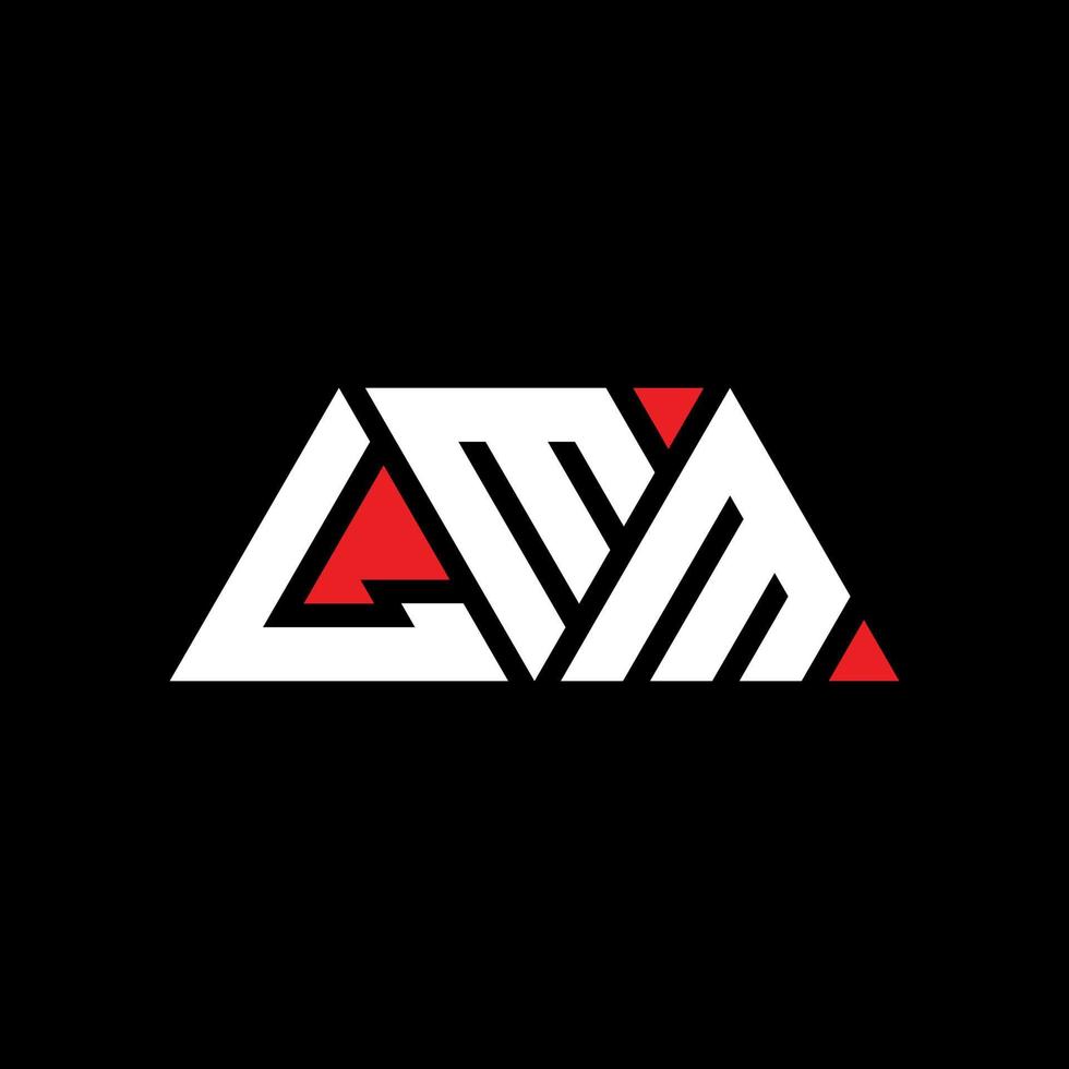 lmm driehoek brief logo ontwerp met driehoekige vorm. lmm driehoek logo ontwerp monogram. lmm driehoek vector logo sjabloon met rode kleur. lmm driehoekig logo eenvoudig, elegant en luxueus logo. lmm