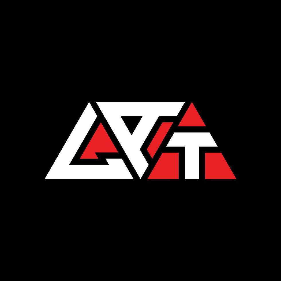 lat driehoek brief logo ontwerp met driehoekige vorm. lat driehoek logo ontwerp monogram. lat driehoek vector logo sjabloon met rode kleur. lat driehoekig logo eenvoudig, elegant en luxueus logo. latijns
