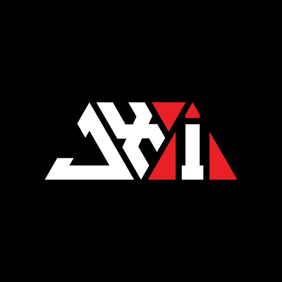 jxi driehoek brief logo ontwerp met driehoekige vorm. jxi driehoek logo ontwerp monogram. jxi driehoek vector logo sjabloon met rode kleur. jxi driehoekig logo eenvoudig, elegant en luxueus logo. jxi