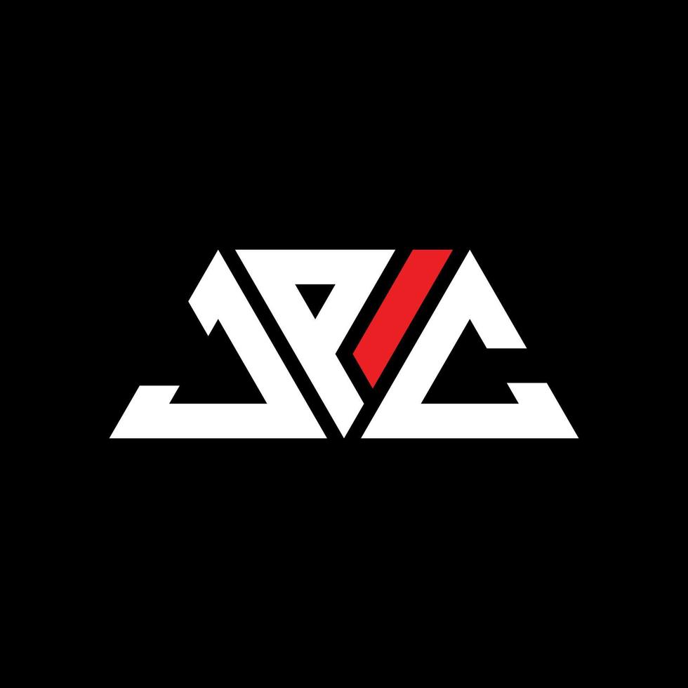 jpc driehoek brief logo ontwerp met driehoekige vorm. jpc driehoek logo ontwerp monogram. jpc driehoek vector logo sjabloon met rode kleur. jpc driehoekig logo eenvoudig, elegant en luxueus logo. jpc