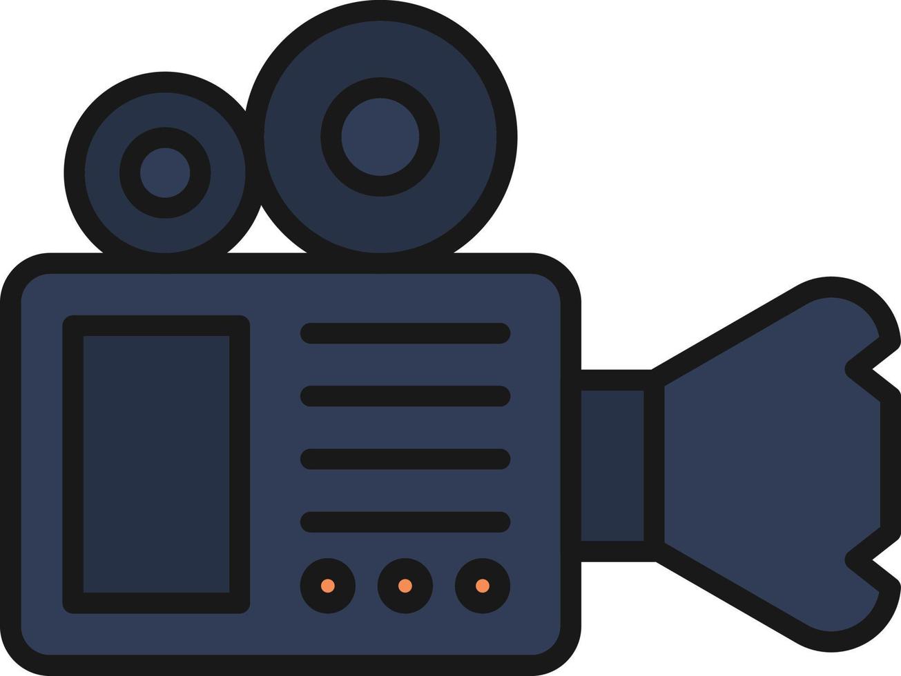 glyph-pictogram videocamera vector