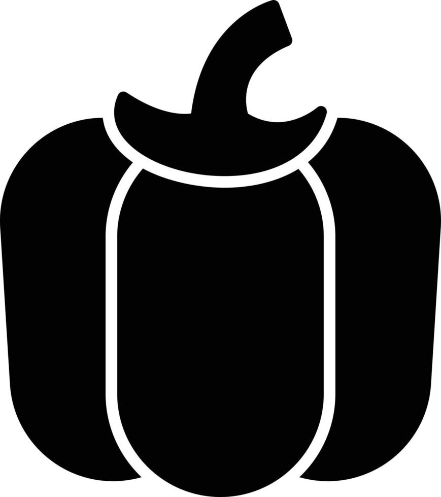 peper glyph icoon vector