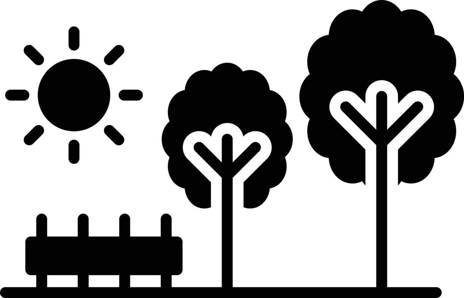 pictogram glyph park vector