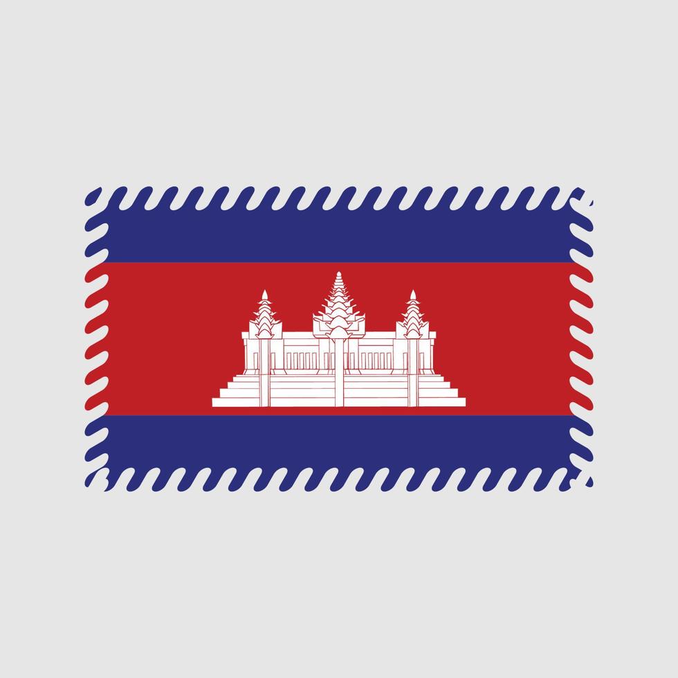 Cambodja vlag vector. nationale vlag vector