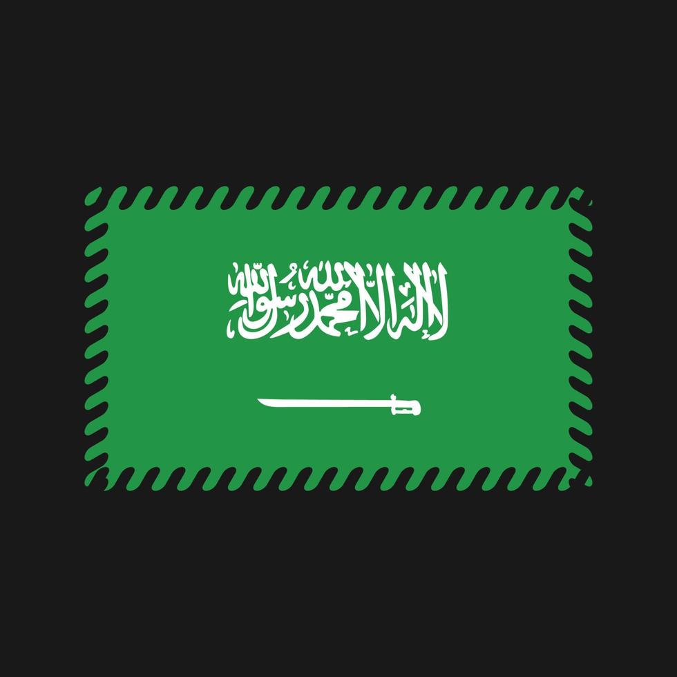 Saoedi-Arabië vlag vector. nationale vlag vector