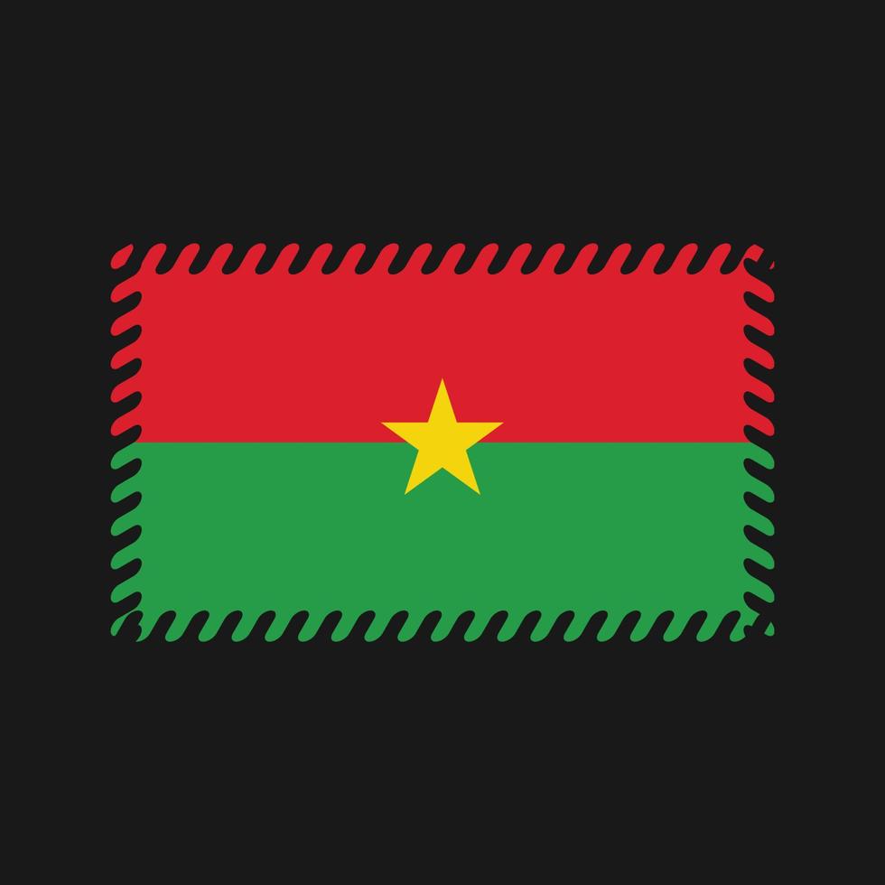 vlag van burkina faso. nationale vlag vector